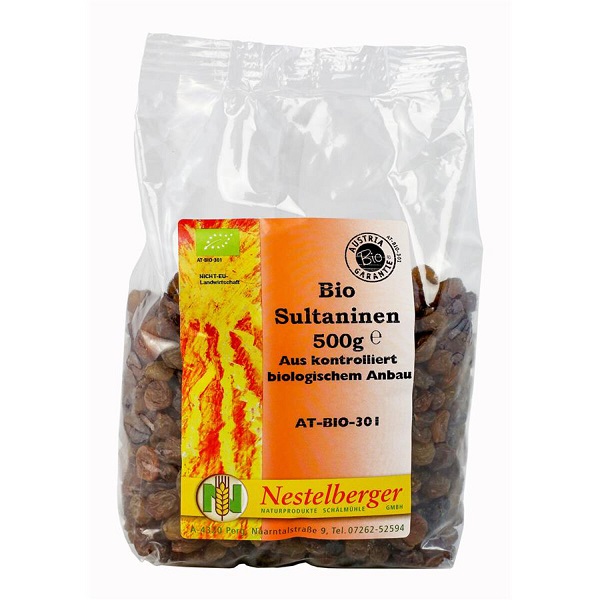 Nestelberger Hrozienka sultánky BIO 1 kg
