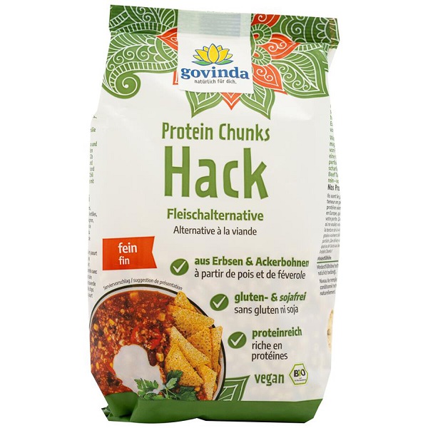 Govinda Proteínové kúsky náhrada mäsa BIO 125 g
