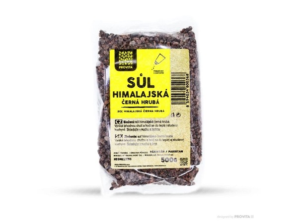 Provita Soľ himalájska čierna hrubá 500 g