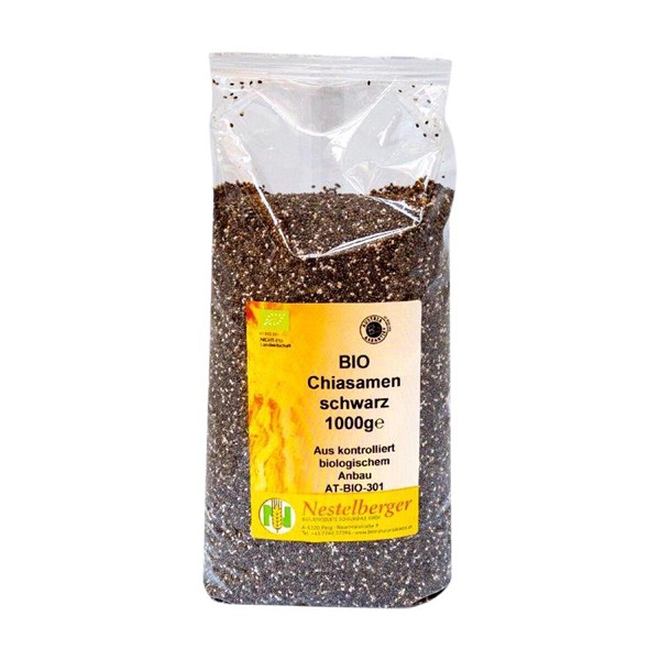 Nestelberger Chia semienka BIO 1 kg