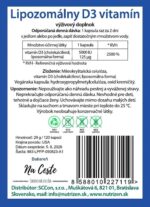NUTRI&ZEN Lipozomálny D3 vitamín 5000 IU 120 kapsúl / 29g