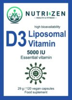 NUTRI&ZEN Lipozomálny D3 vitamín 5000 IU 120 kapsúl / 29g