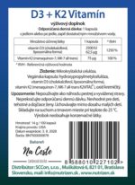 NUTRI&ZEN Lipozomálny vitamín D3 + K2 MK-7 all-trans 100 kapsúl / 14g