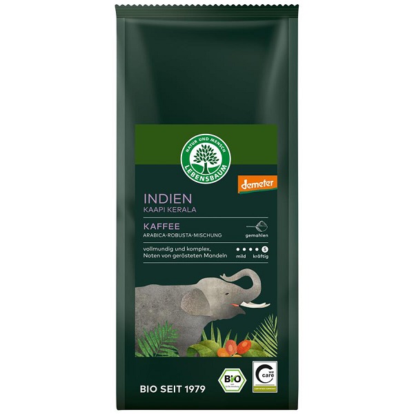 Lebensbaum Káva mletá Indická Kaapi Kerala Espresso BIO 250 g