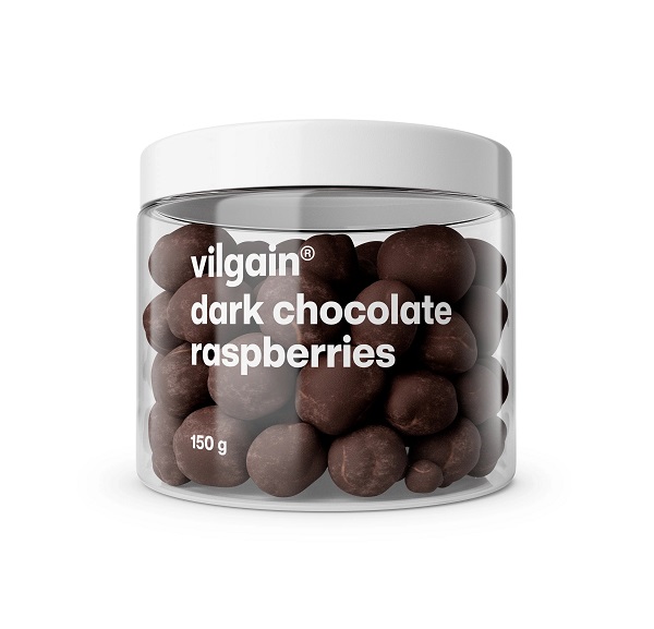 Vilgain Lyofilizované maliny v horkej čokoláde 150 g