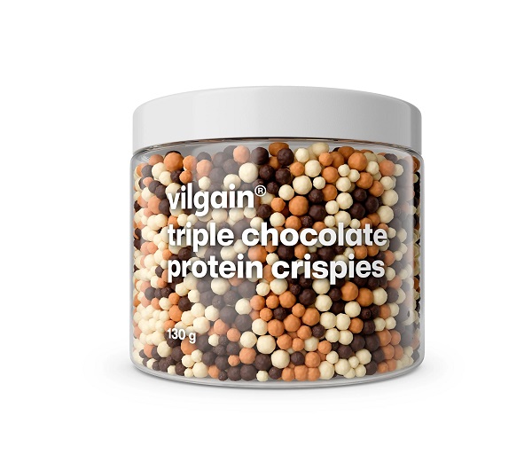 Vilgain Protein Crispies trojitá čokoláda 130 g
