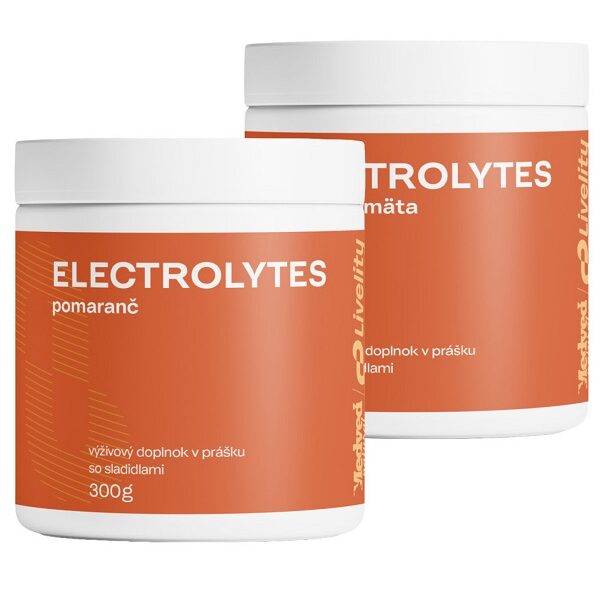 AKCIA Medveďnatural 2x ELECTROLYTES 300 g orange a lime and mint (spolu 600g)