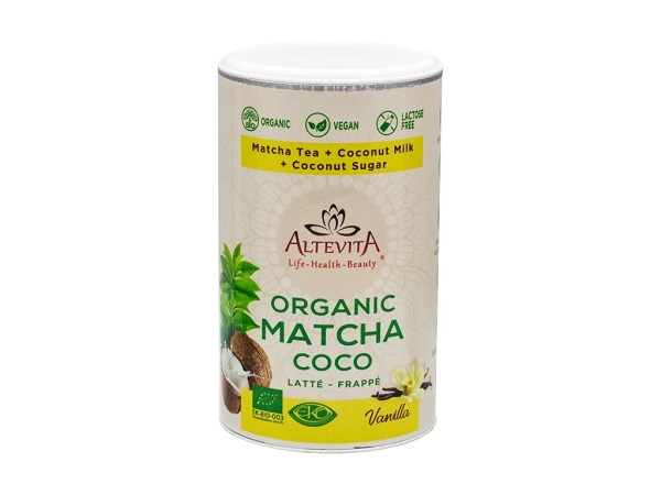 Altevita Matcha coco latte frappé s kokosovým mliekom BIO 220 g