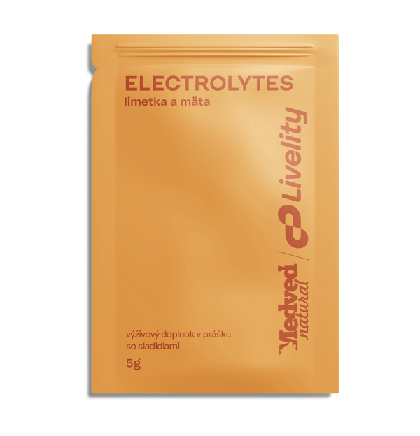 Medveď natural Electrolytes lime and mint 5 g
