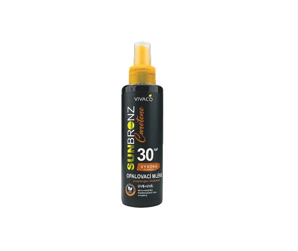 Vivaco Opaľovacie mlieko s betakaroténom SPF30 150 ml